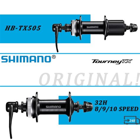 Shimano Tournery Tx505 Hubs 32 Holes Mtb Bike Center Lock Disc Brake Quick Release 8 9 10 Speed