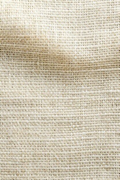 Premium Photo Light Linen Fiber Fabric Texture White Woven Background