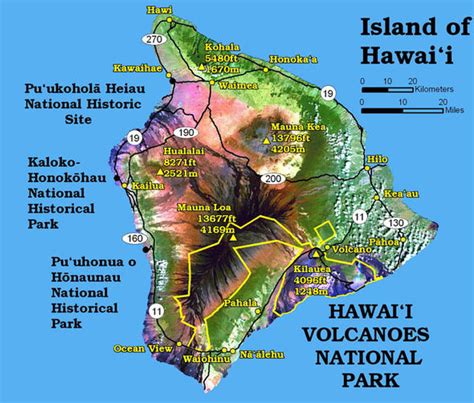 Hawaii volcano 2018 map: Active volcanoes in Hawaii - Where are they ...