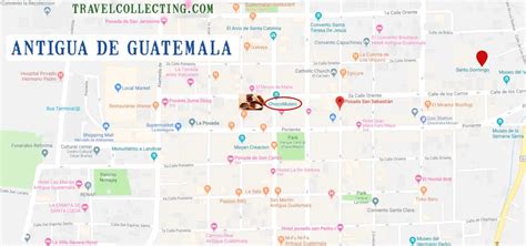 Map Of Antigua Guatemala