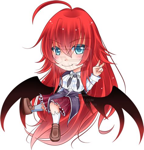 Rias Gremory Anime Chibi High School Dxd Rias Highschool Dxd Chibi