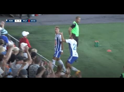 HJK Helsinki 1 1 Viktoria Plzeň GOOOL Bojan Radulovic YouTube