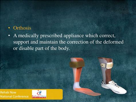 Ppt Orthotics Prosthetics Tangible Rehabilitation Powerpoint