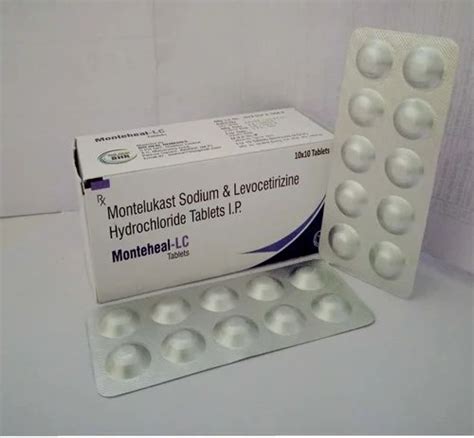 Montelukast Sodium Levocetirizine Hydrochloride Tablets Ip At Rs