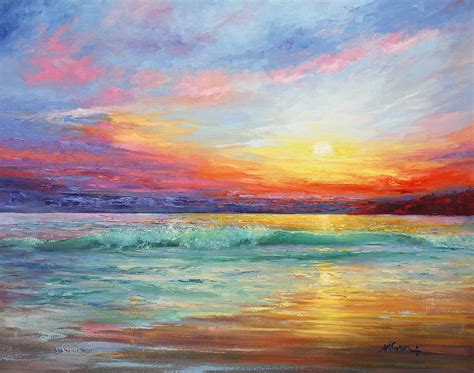 Smile Of The Sunrise Painting by Marie Green