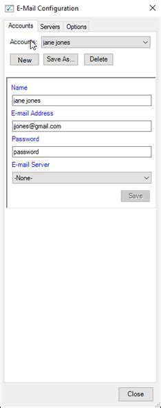 Duplicating Email Accounts For The Email Interface