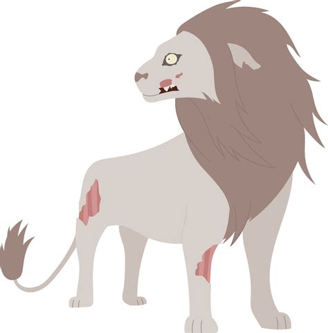 Free Zombie lion Coloring Book 16651171 PNG with Transparent Background