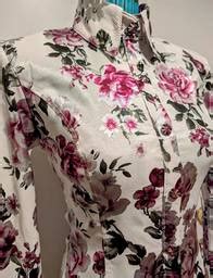 Floral Taffeta Hidden Zip Front :: Show Diva Designs