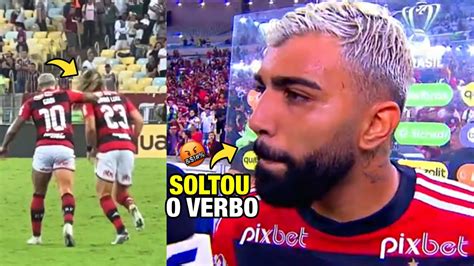 Entenda O Motivo Do Gabigol Discutir Ao Vivo R Porter Youtube