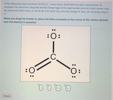 Solved In The Following Lewis Structure Of Co Every Chegg