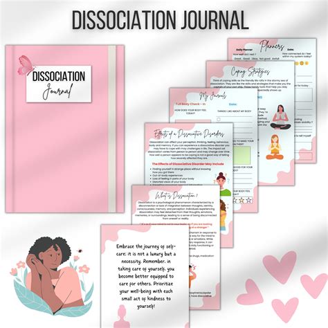 Dissociation Journal Dissociation Coping Cards Dissociative Disorder