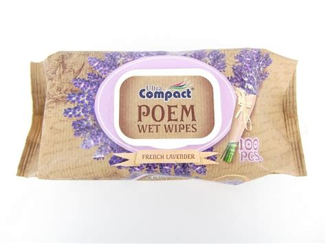 Servetele Umede Cu Capac Poem French Lavender Ultra Compact Set 100