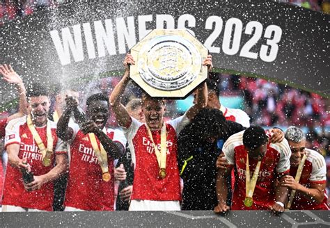 Arsenal Strikes First Blow Against Man City With Community Shield Win