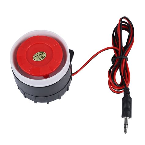 Db Dc V Mini Red Wired Horn Siren Sound Alarm System Warning