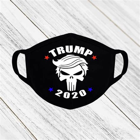 Punisher Trump Face Mask Trump 2020 Face Mask Reusable Face Etsy