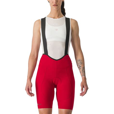 Castelli Culotte Corto Con Tirantes Ciclismo Mujer Espresso Dt Rich