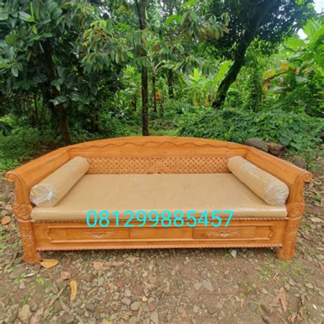 Jual Kursi Teras Jati Bangku Sofa Daybed Bagong Risban Taman Bale