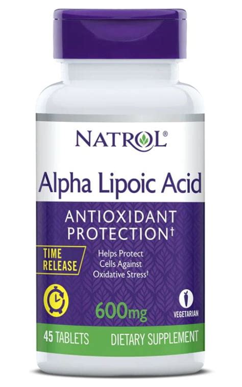 Alpha Lipoic Acid Time Release Mg Kwas Alfa Liponowy O Przed U Onym