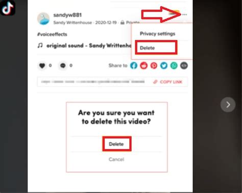 How To Delete A Tiktok Video