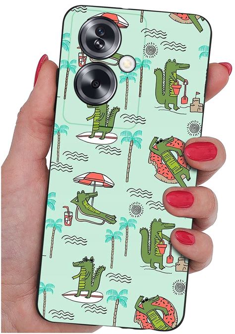 Etui Do Oppo A G Wzory Silikonowe Matt Case Szk O Ochronne H