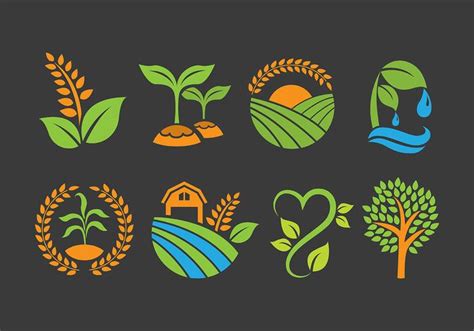 Agro and Farm Logo Vectors 123830 Vector Art at Vecteezy