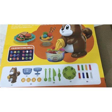 Ready Stock D Color Clay Toy Dough Set Ice Cream Double Twister