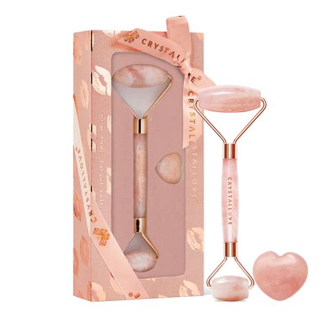 Crystallove Rose Quartz Roller Selflove Set Fina