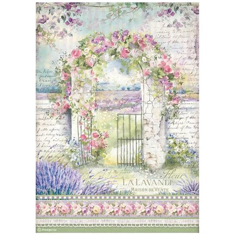 Stamperia Provence Arch A Decoupage Decopatch Papier B Gen