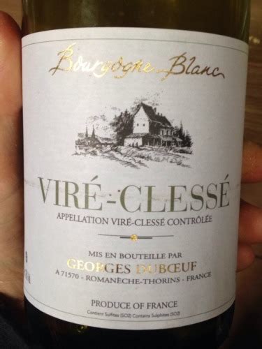 Georges Duboeuf Viré Clessé Bourgogne Blanc Vivino US