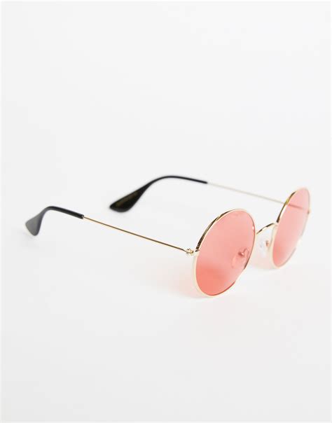 Round and Round Colored Sunglasses - round retro sunglasses – 2020AVE