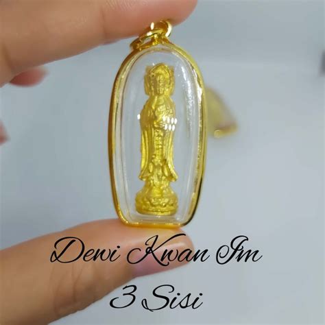 Jual Liontin Buddha Dewi Kwan Im Hainan Sanya Tiga Sisi Shopee Indonesia