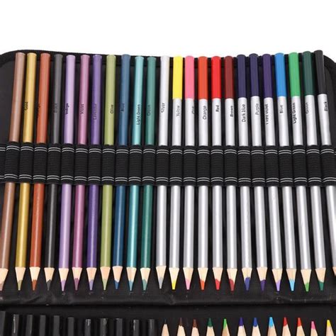 Crayons De Couleur Professionnel 50 pièces Crayon de Couleur Crayons