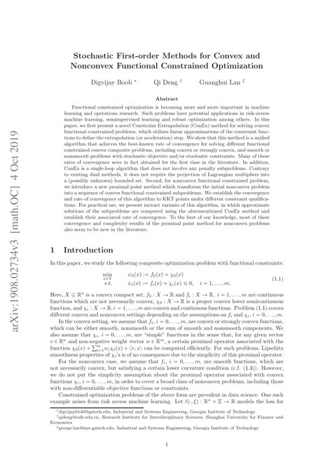 PDF Proximal Point Methods For Optimization With Nonconvex Functional