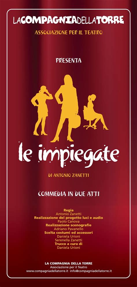 Spettacolo Teatrale LE IMPIEGATE Con La Compagnia Della Torre Asiago