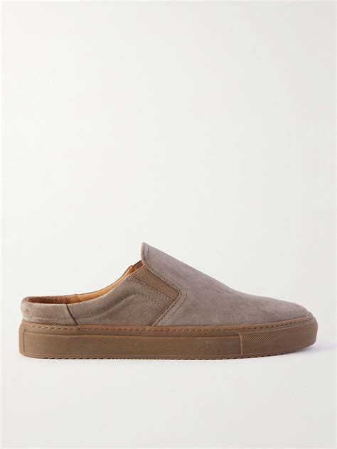 MR P. Larry Suede Backless Slip-On Sneakers for Men | MR PORTER