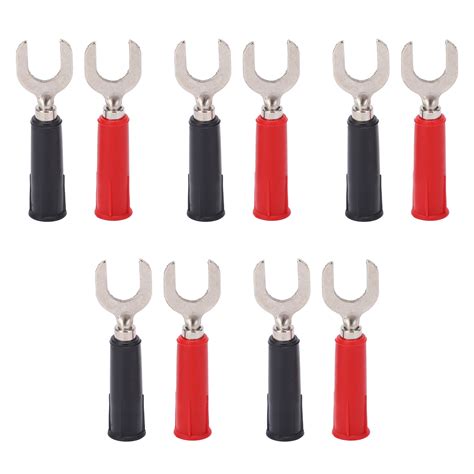 Pcs Fork Spade Wire Connectors Pvc Brass Material Mm In Y Type