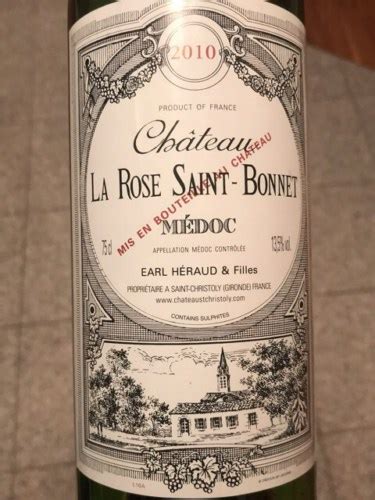 Ch Teau La Rose Saint Bonnet M Doc Vivino Deutschland