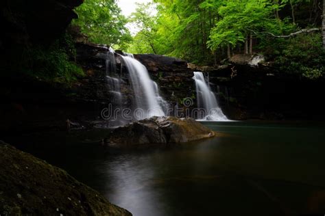 Mill Creek Falls Hawks Nest State Park West Virginia Stock Image Image Of Fall Horizontal