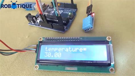 Arduino Temperaturehumidite Capteur Dht Et I C Lcd Un Jour Projet Images