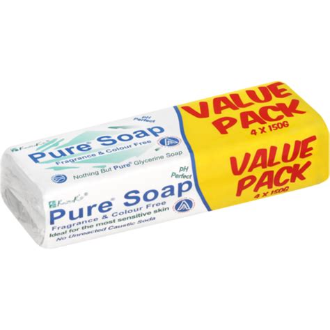 Pure Glycerine Soap 4 X 150g Bar Soap Bath Shower And Soap Health