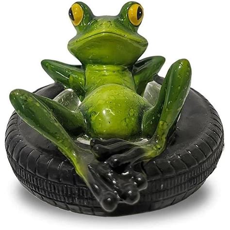 Statue de jardin en forme de grenouille flottante Marque Modèle