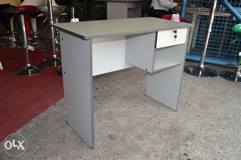od gray laminated office table  draweroffice furniture