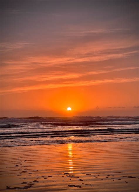 Ocean View During Sunset · Free Stock Photo