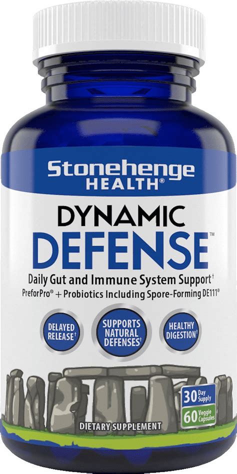 Stonehenge Health Dynamic Defense Probiotic Booster With Preforpro Improves And Promotes