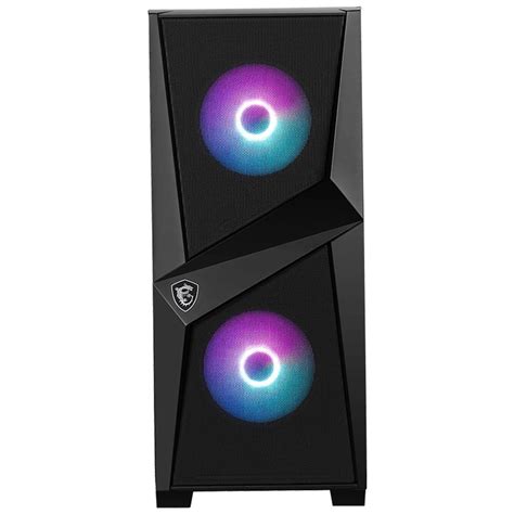 MSI MAG Forge 100R RGB Tempered Glass Mid-Tower ATX Case - MAG FORGE ...