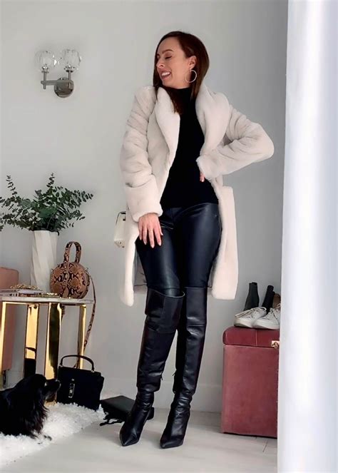 Ways To Wear Leather Pants Sydne Style Leather Pants Outfit