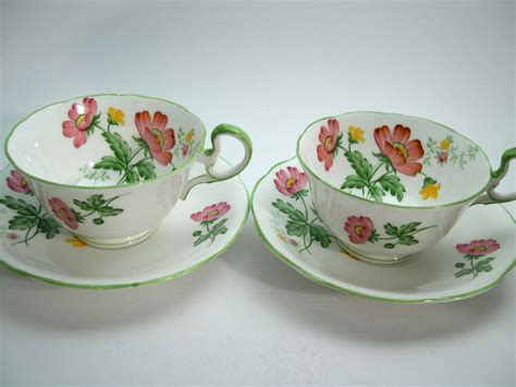 Antique 1920 S Aynsley Tea Cup And Saucer White Tea Cup Etsy Canada