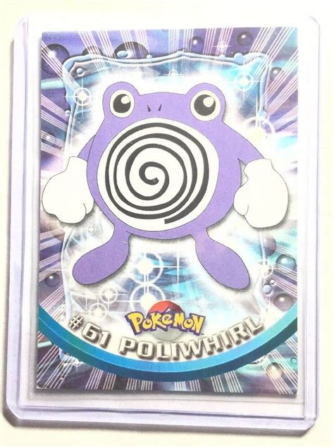 Topps Series Tv Animation Ed Poliwhirl Pokemon Character