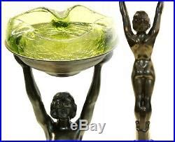 Art Deco Lamp Antique Vintage Art Deco Frankart Nuart Nude Woman