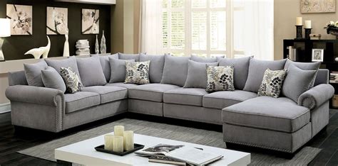 Skyler Sectional Gray Sectional Living Room Sets Living Room Sets